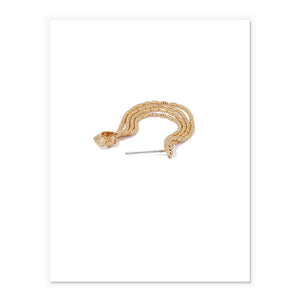Tassel Drop Earrings In Gold