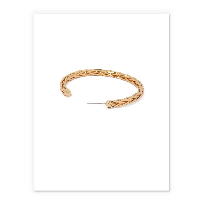 Twisted Hoops In Gold
