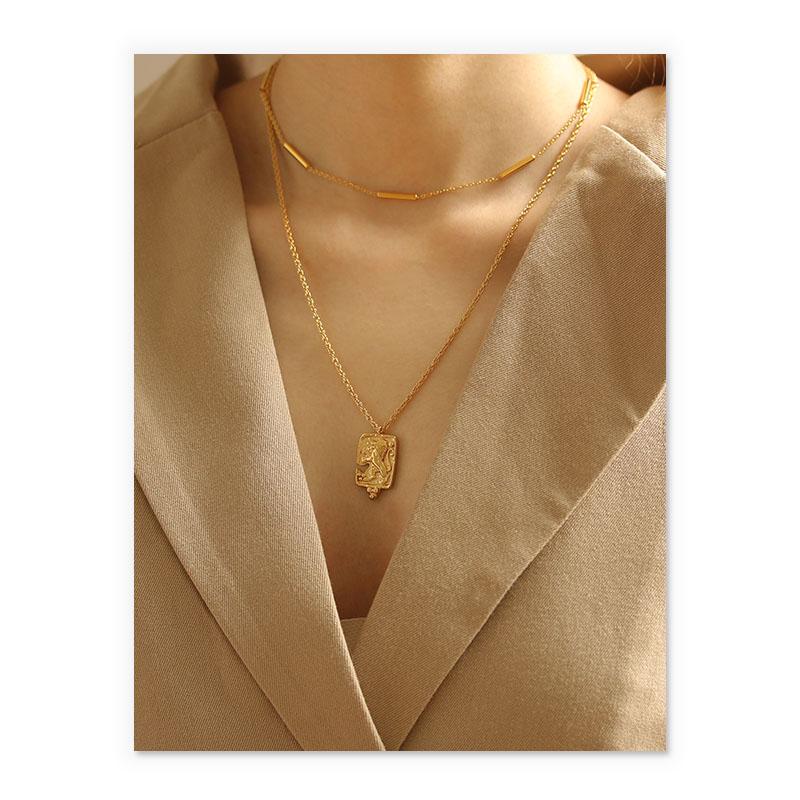 Fortunato Leone Necklace In Gold