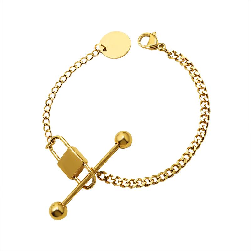 Love Lock Bracelet In Gold