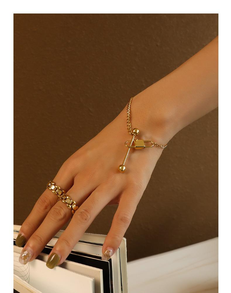 Love Lock Bracelet In Gold