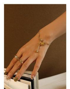 Love Lock Bracelet In Gold