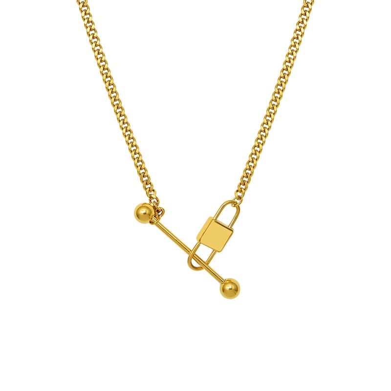 Love Lock Necklace In Gold