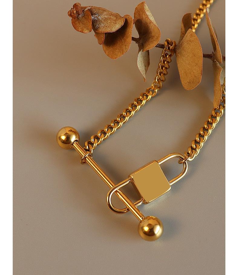 Love Lock Necklace In Gold